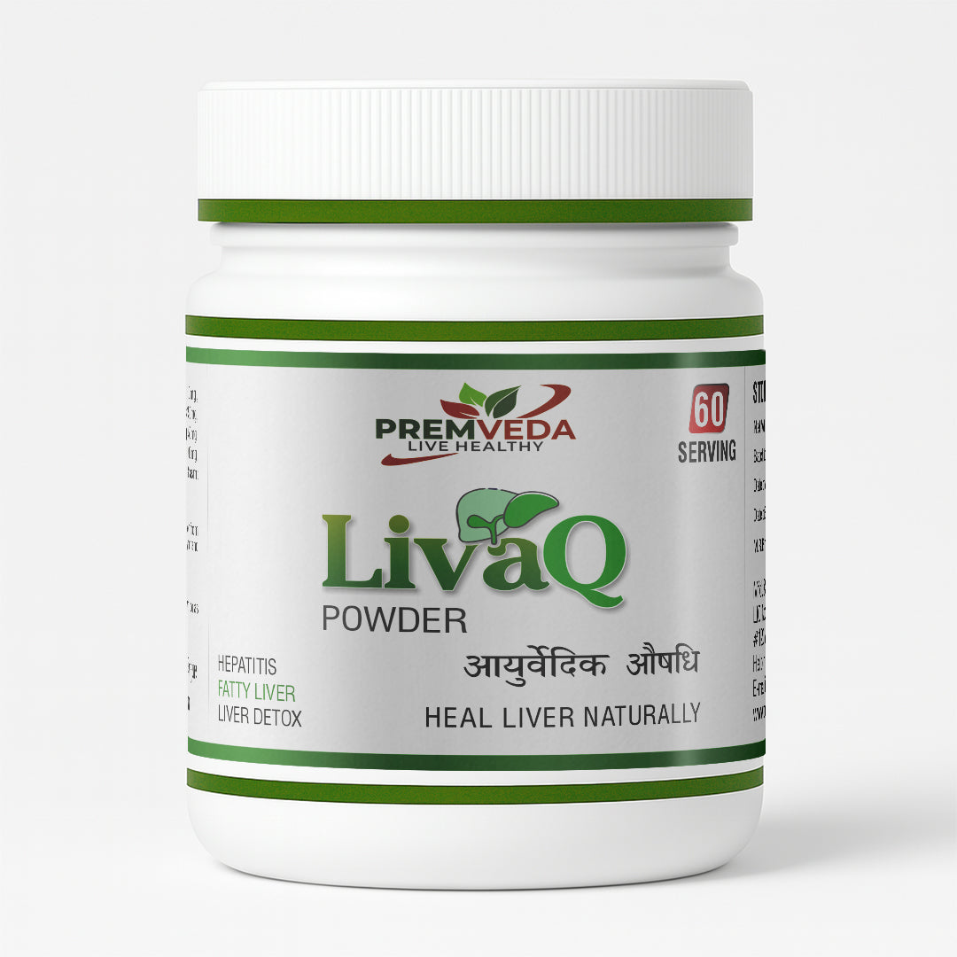 LivaQ Liver Detox – Herbal Solution for Fatty Liver, Jaundice & Inflammation