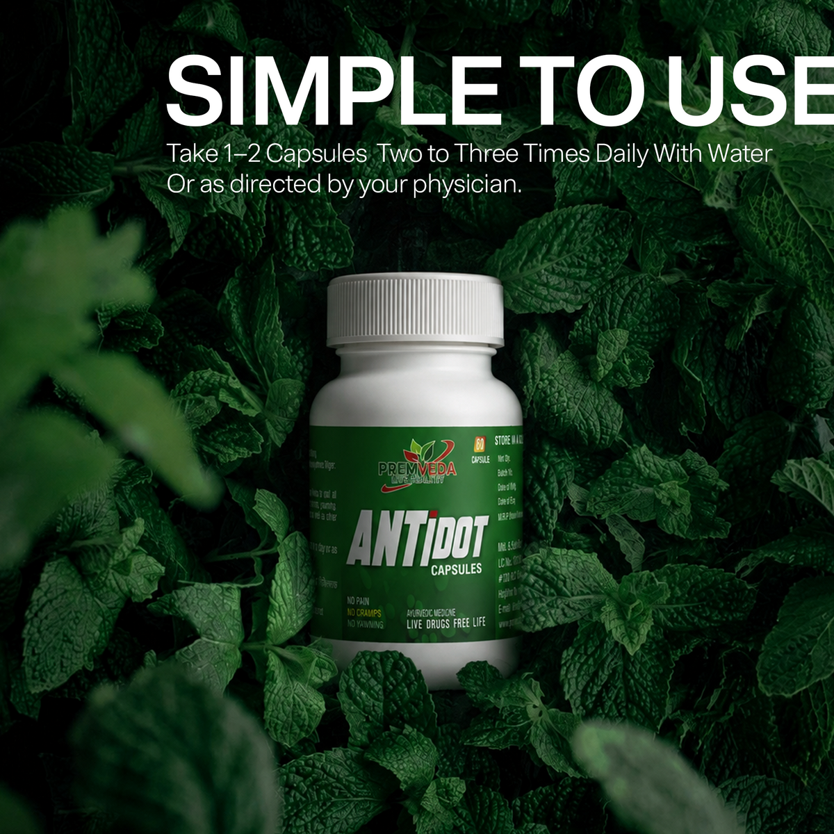 AntiDot Capsules – Ayurvedic Path to a Drug-Free Life
