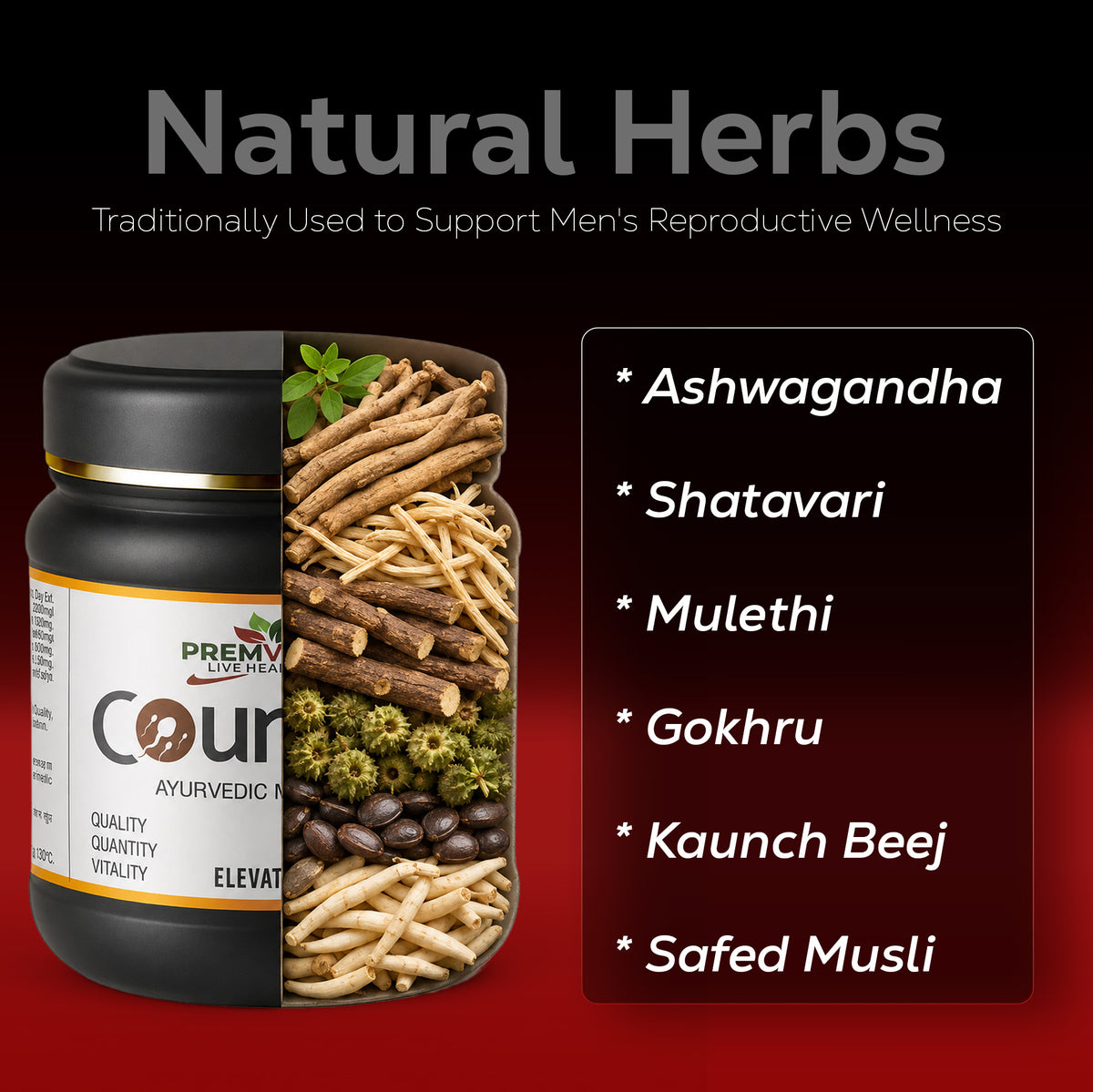 CountaX – Ayurvedic Power Kit for Sperm Count